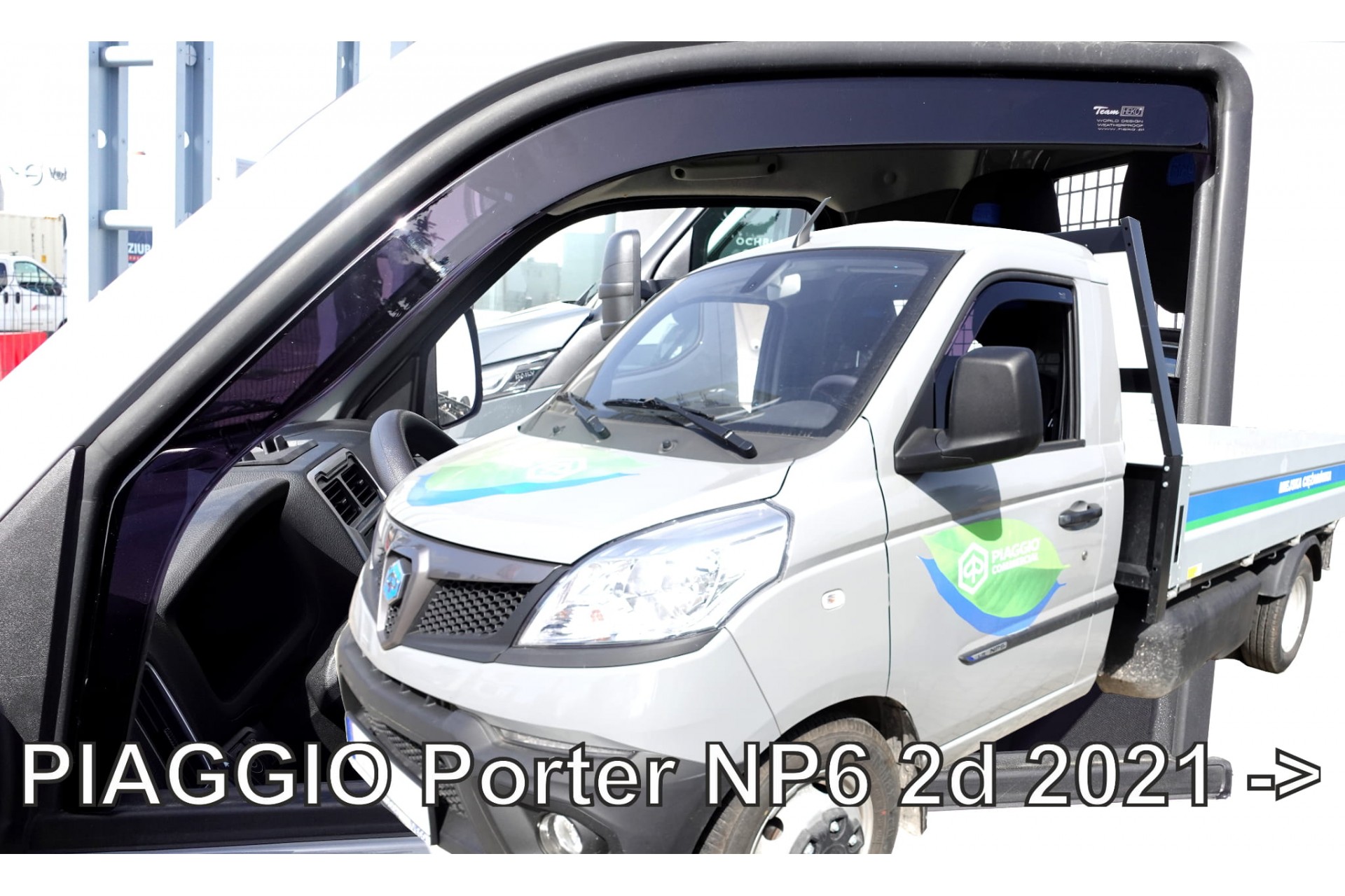 Ανεμοθραύστες HEKO Για PIAGGIO PORTER NP6 2D 2021+ (Ζευγάρι / Μπροστινοί)
