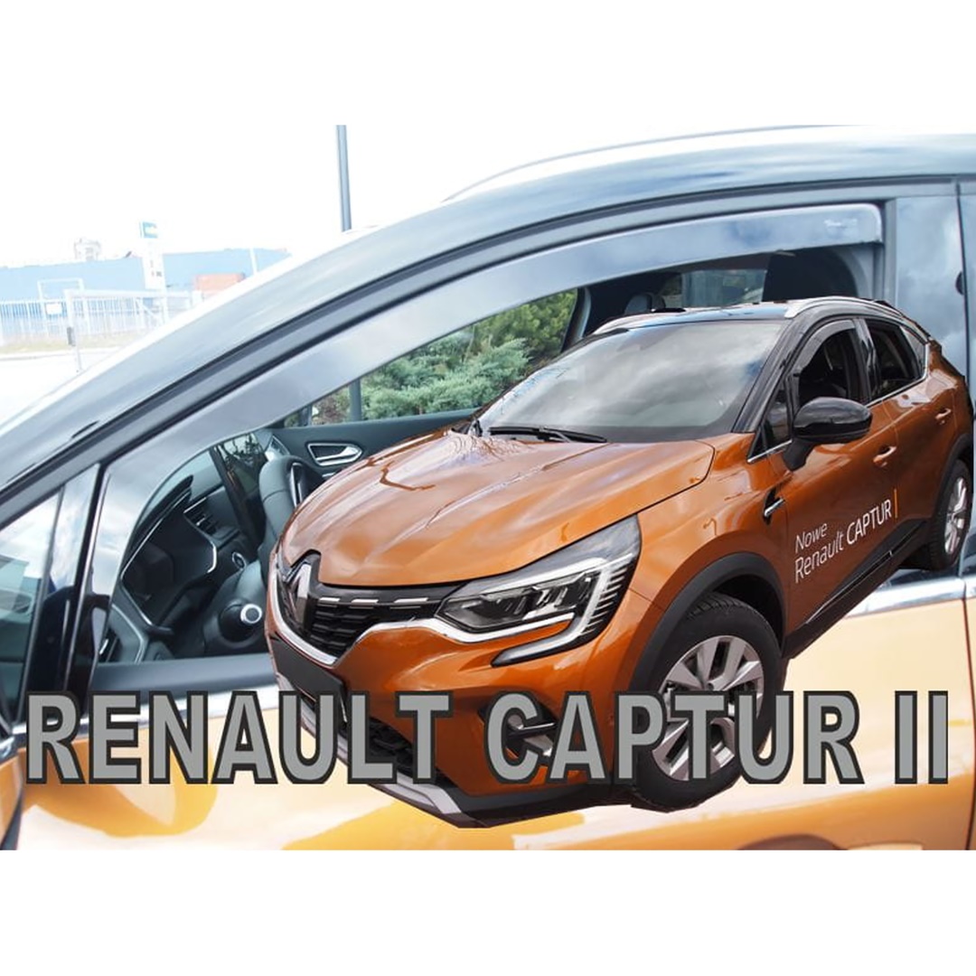 Ανεμοθραύστες HEKO Για RENAULT CAPTUR 5D 2019+ (Ζευγάρι / Μπροστινοί)