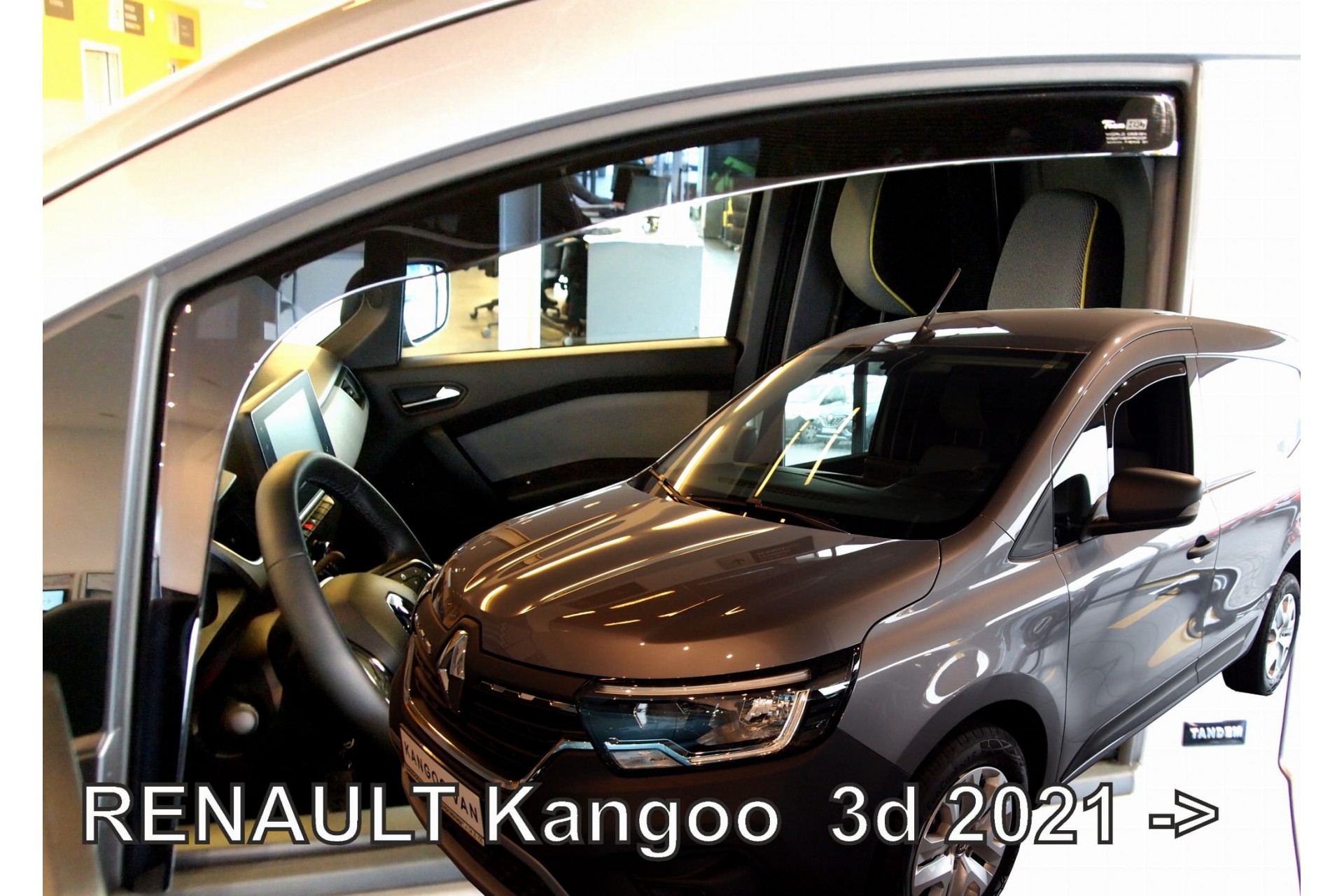 Ανεμοθραύστες HEKO Για RENAULT KANGOO 3D 2021+ (Ζευγάρι / Μπροστινοί)