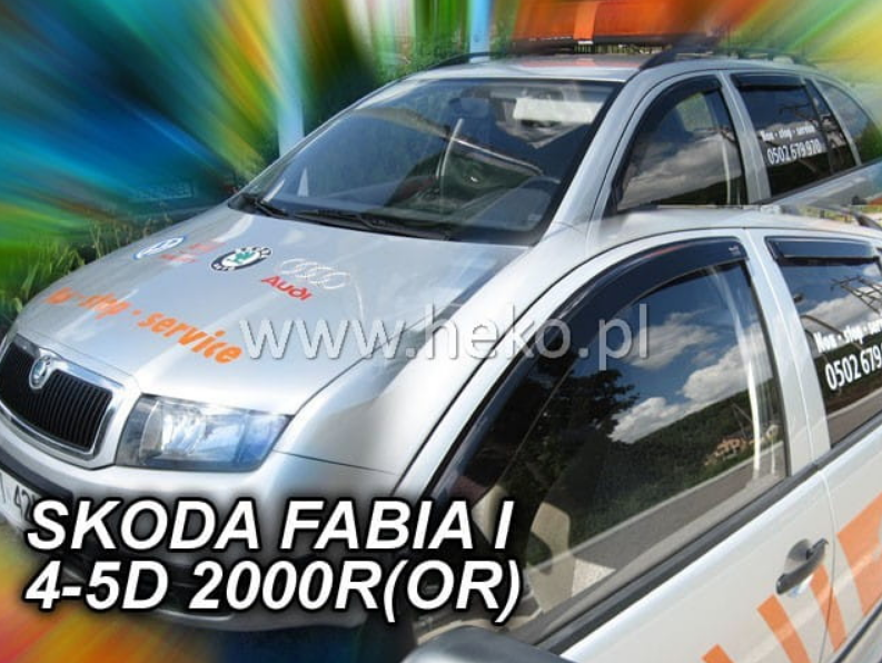 Ανεμοθραύστες HEKO Για SKODA FABIA 4D / 5D 1999-2010 (Ζευγάρι / Μπροστινοί)