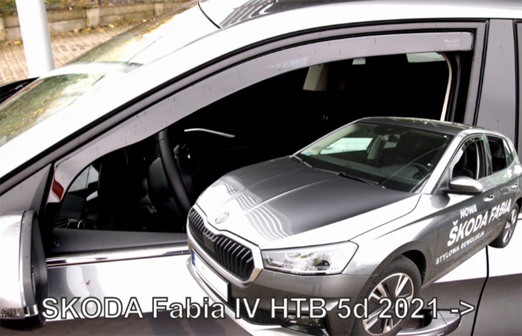 Ανεμοθραύστες HEKO Για SKODA FABIA HTB 5D 2021+ (Ζευγάρι / Μπροστινοί)