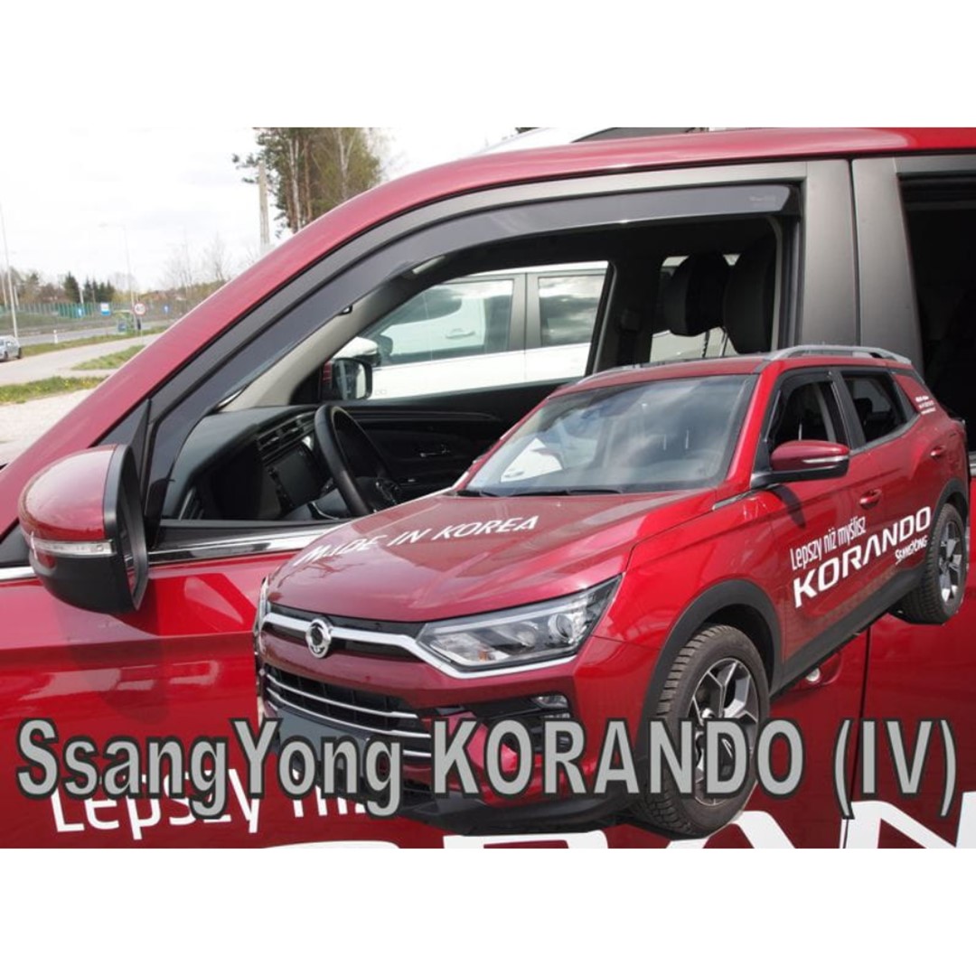 Ανεμοθραύστες HEKO Για SSANGYONG KORANDO 5D 2019+ (Ζευγάρι / Μπροστινοί)