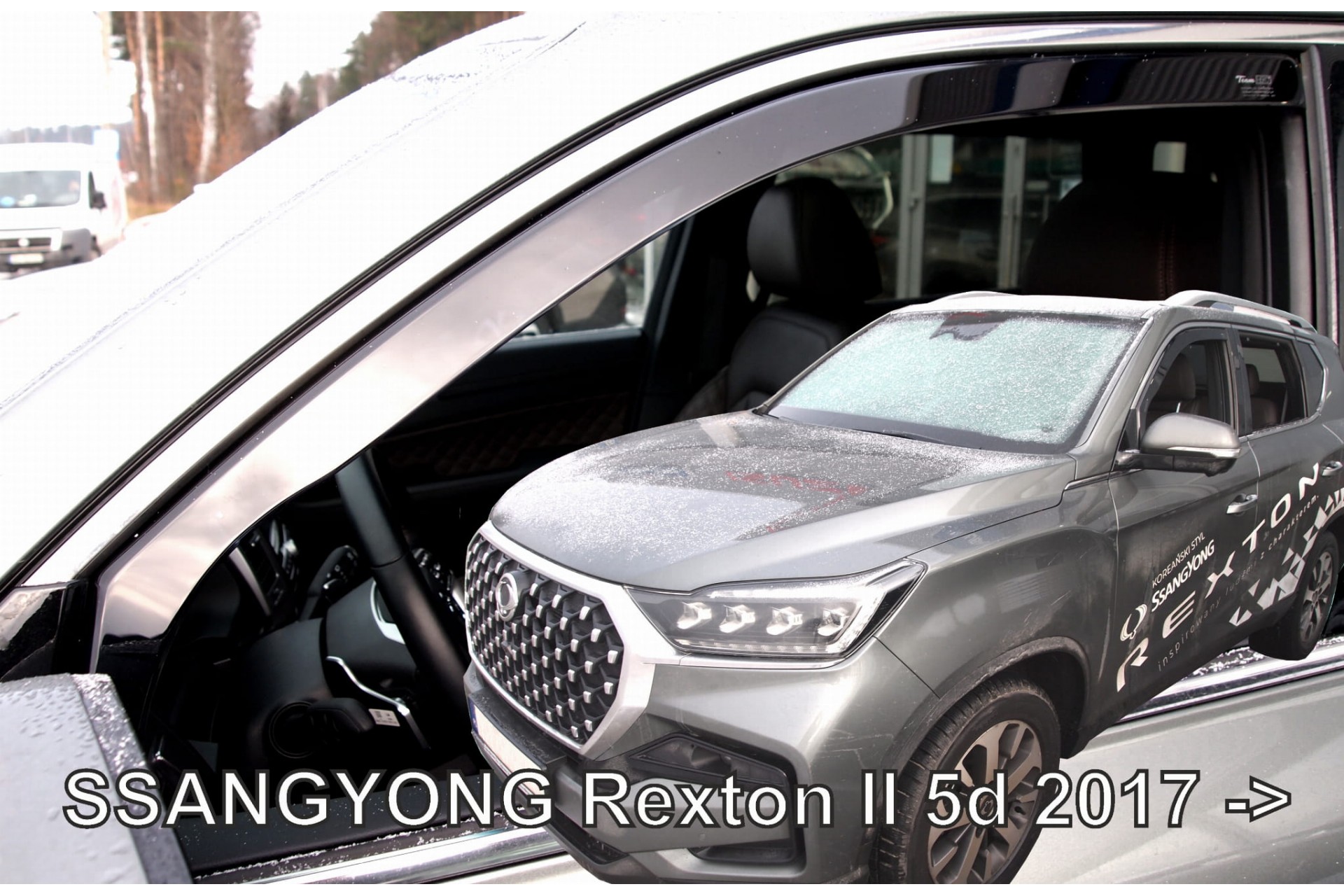 Ανεμοθραύστες HEKO Για SSANGYONG REXTON 5D 2017+ (Ζευγάρι / Μπροστινοί)