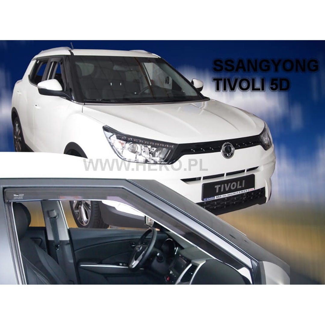 Ανεμοθραύστες HEKO Για SSANGYONG TIVOLI / XLV 5D 2015+ (Ζευγάρι / Μπροστινοί)