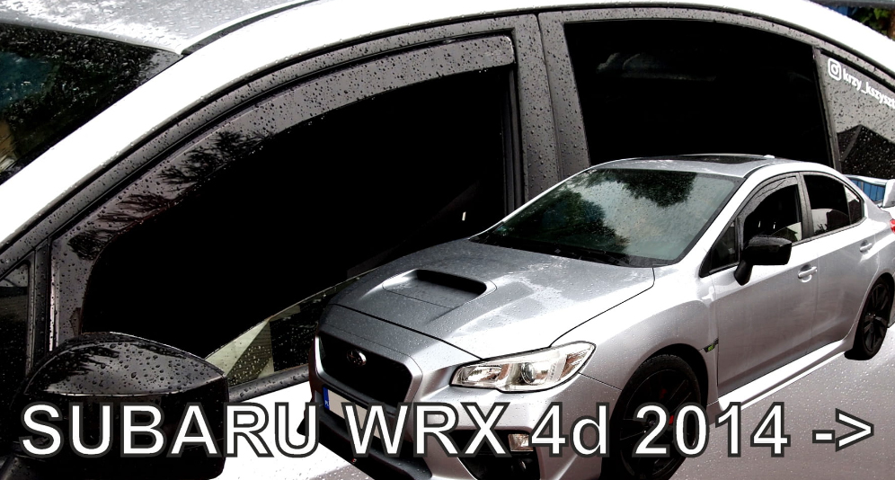 Ανεμοθραύστες HEKO Για SUBARU WRX 4D 2014+ (Ζευγάρι / Μπροστινοί)
