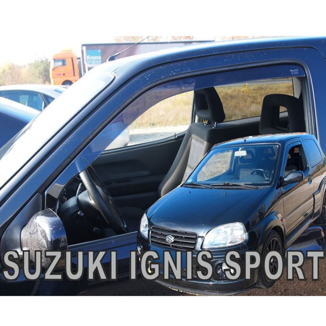 Ανεμοθραύστες HEKO Για SUZUKI IGNIS SPORT 3D 2000-2006 (Ζευγάρι / Μπροστινοί)