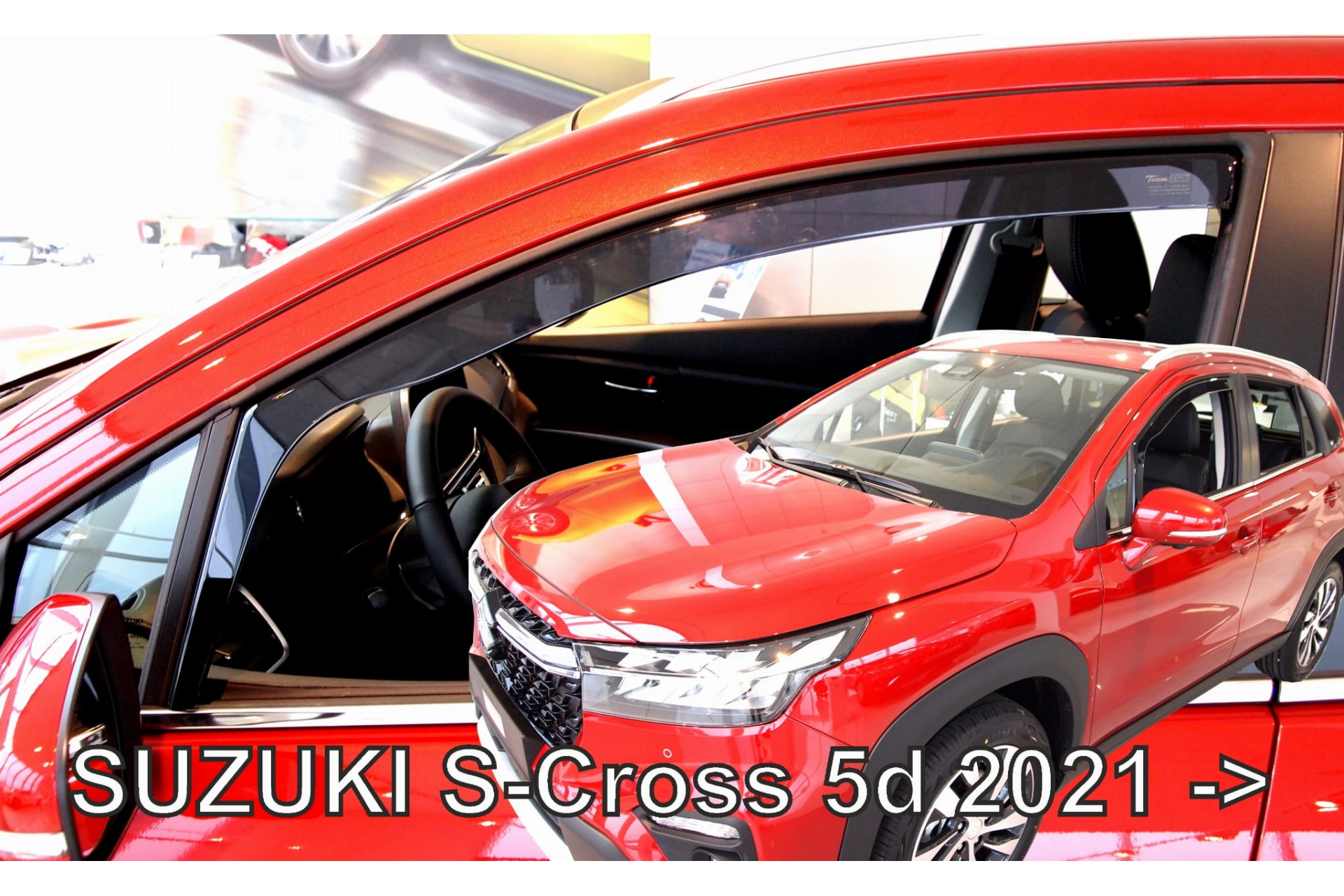 Ανεμοθραύστες HEKO Για SUZUKI S-CROSS 5D 2021+ (Ζευγάρι / Μπροστινοί)