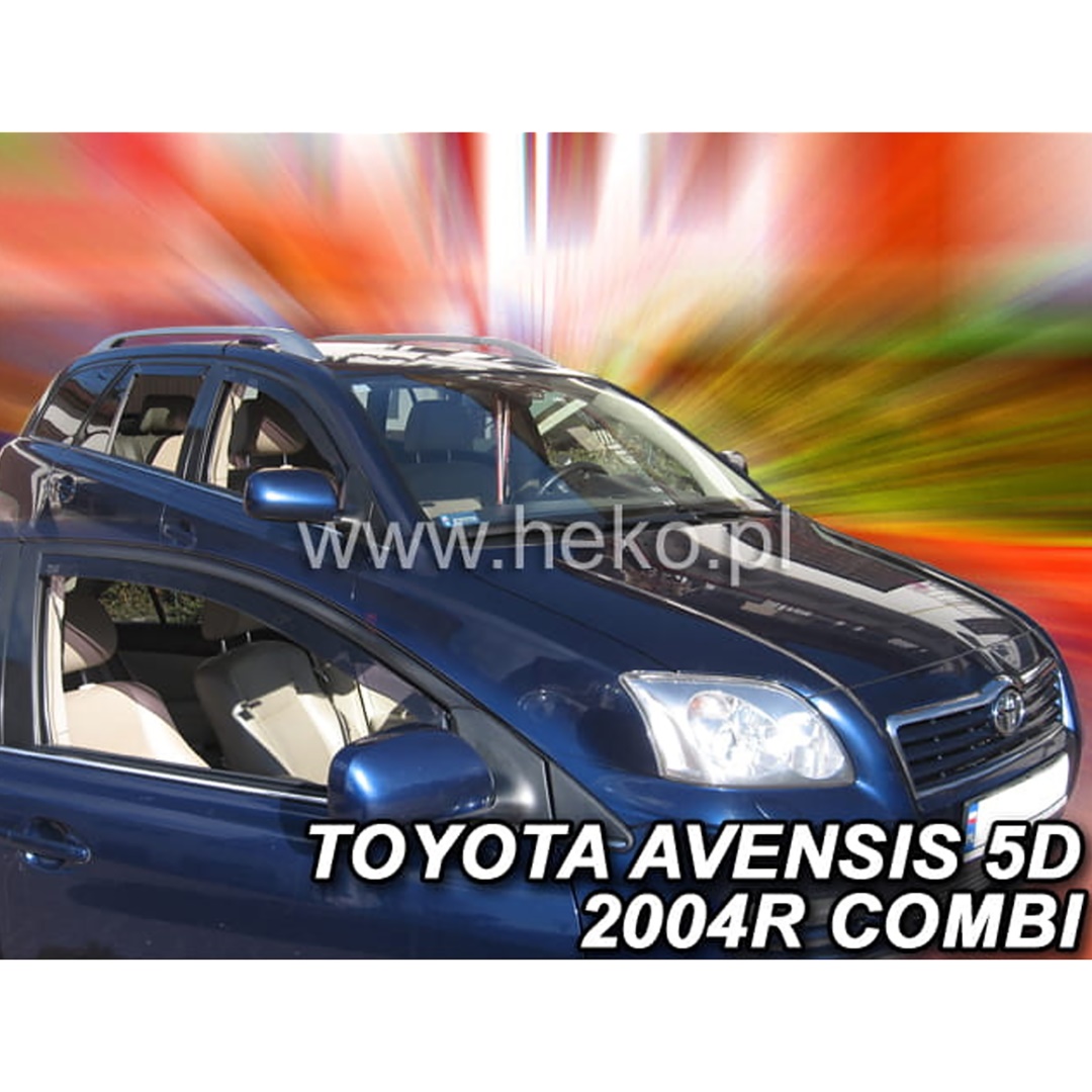 Ανεμοθραύστες HEKO Για TOYOTA AVENSIS (T25) 4D SEDAN 2003-2009 (Ζευγάρι / Μπροστινοί)
