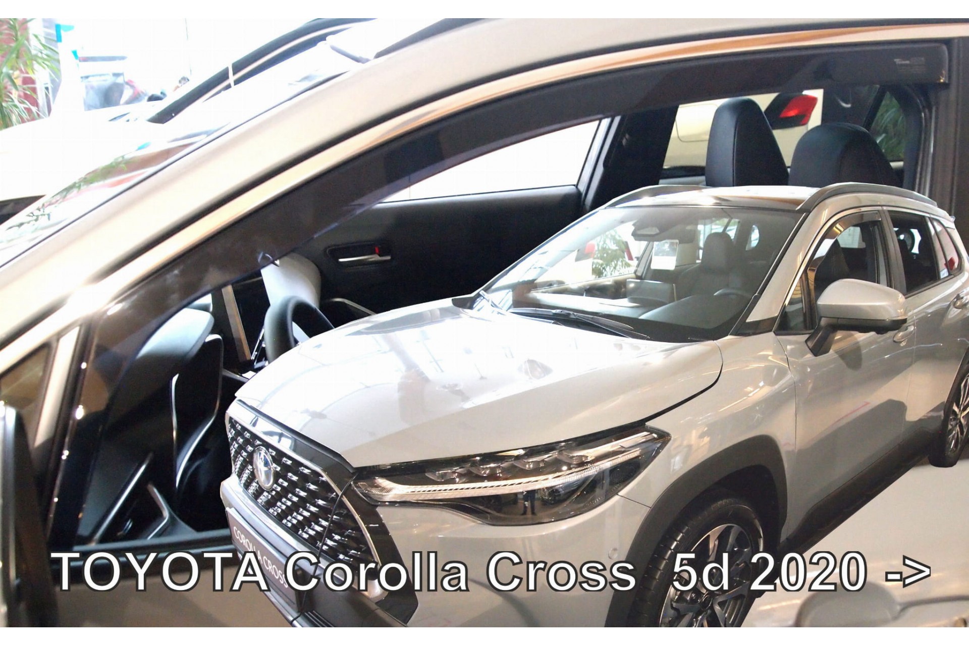 Ανεμοθραύστες HEKO Για TOYOTA COROLLA CROSS 5D 2020+ (Ζευγάρι / Μπροστινοί)