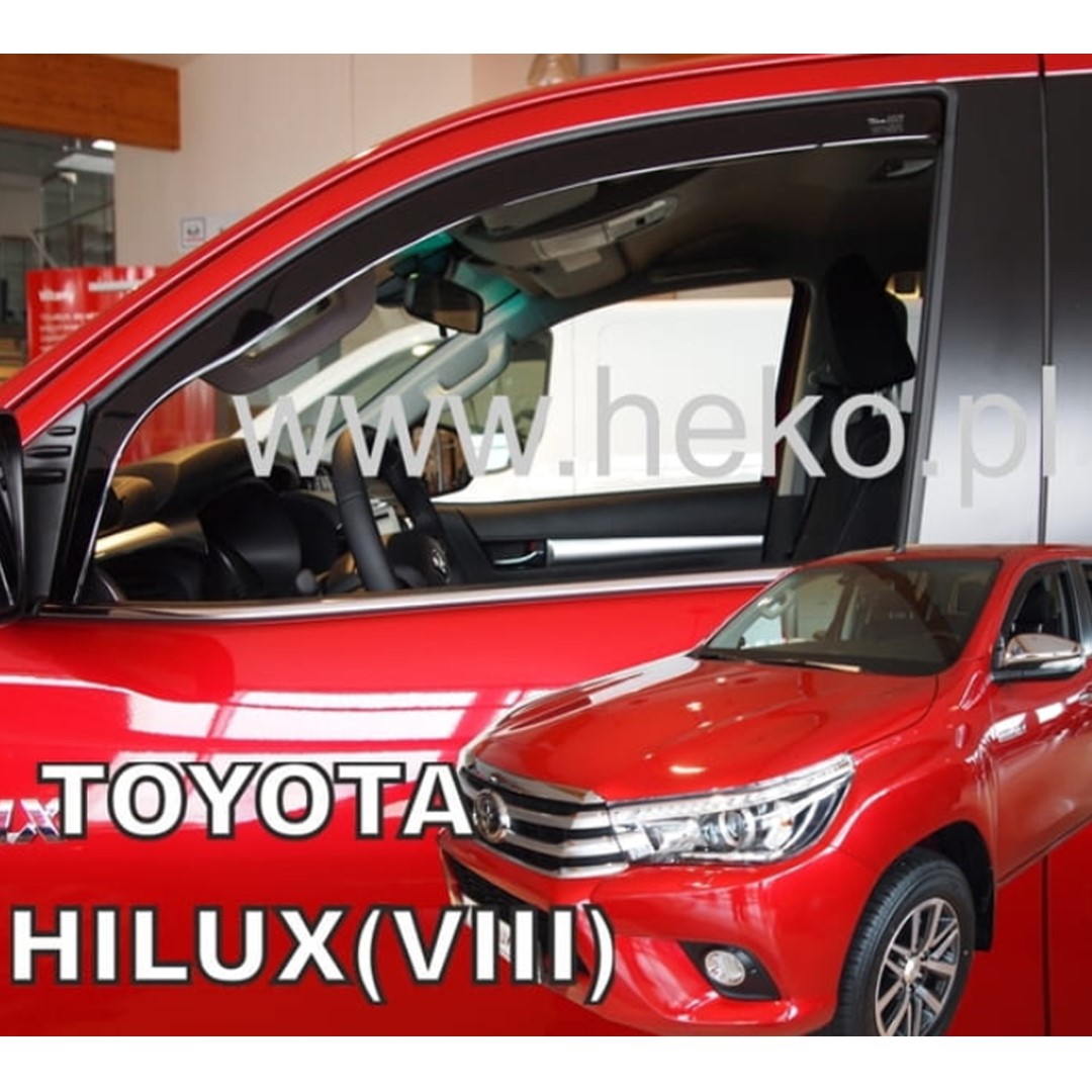 Ανεμοθραύστες HEKO Για TOYOTA HILUX 4D 2016+ (Ζευγάρι / Μπροστινοί)