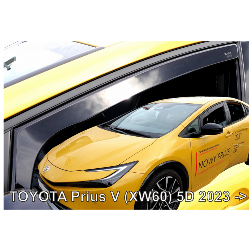Ανεμοθραύστες HEKO Για TOYOTA PRIUS XW60 5D 2023+ (Ζευγάρι / Μπροστινοί)