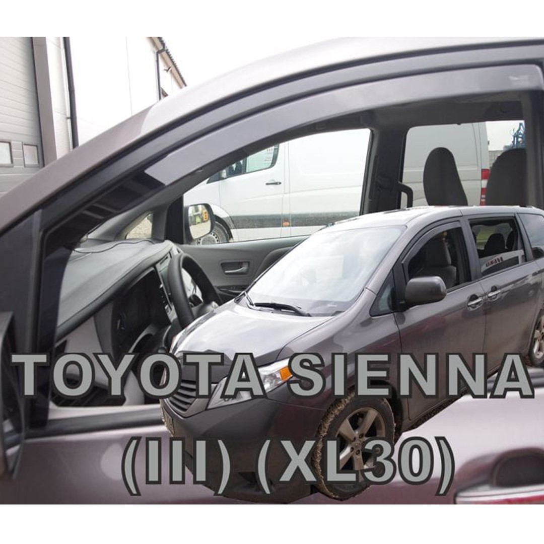 Ανεμοθραύστες HEKO Για TOYOTA SIENNA III XL30 5D 2010+ (Ζευγάρι / Μπροστινοί)