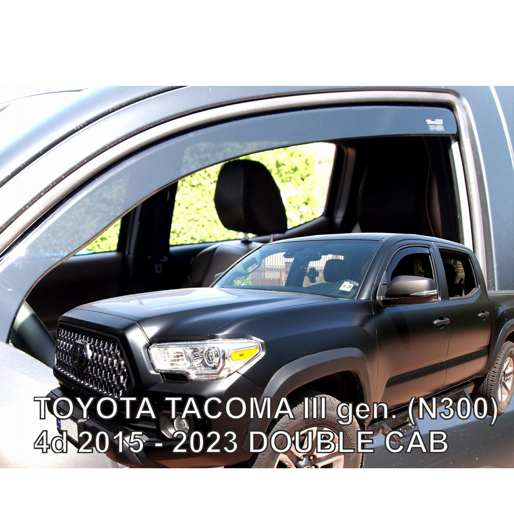 Ανεμοθραύστες HEKO Για TOYOTA TACOMA N300 4D DOUBLE CAB 2015-2023 (Ζευγάρι / Μπροστινοί)