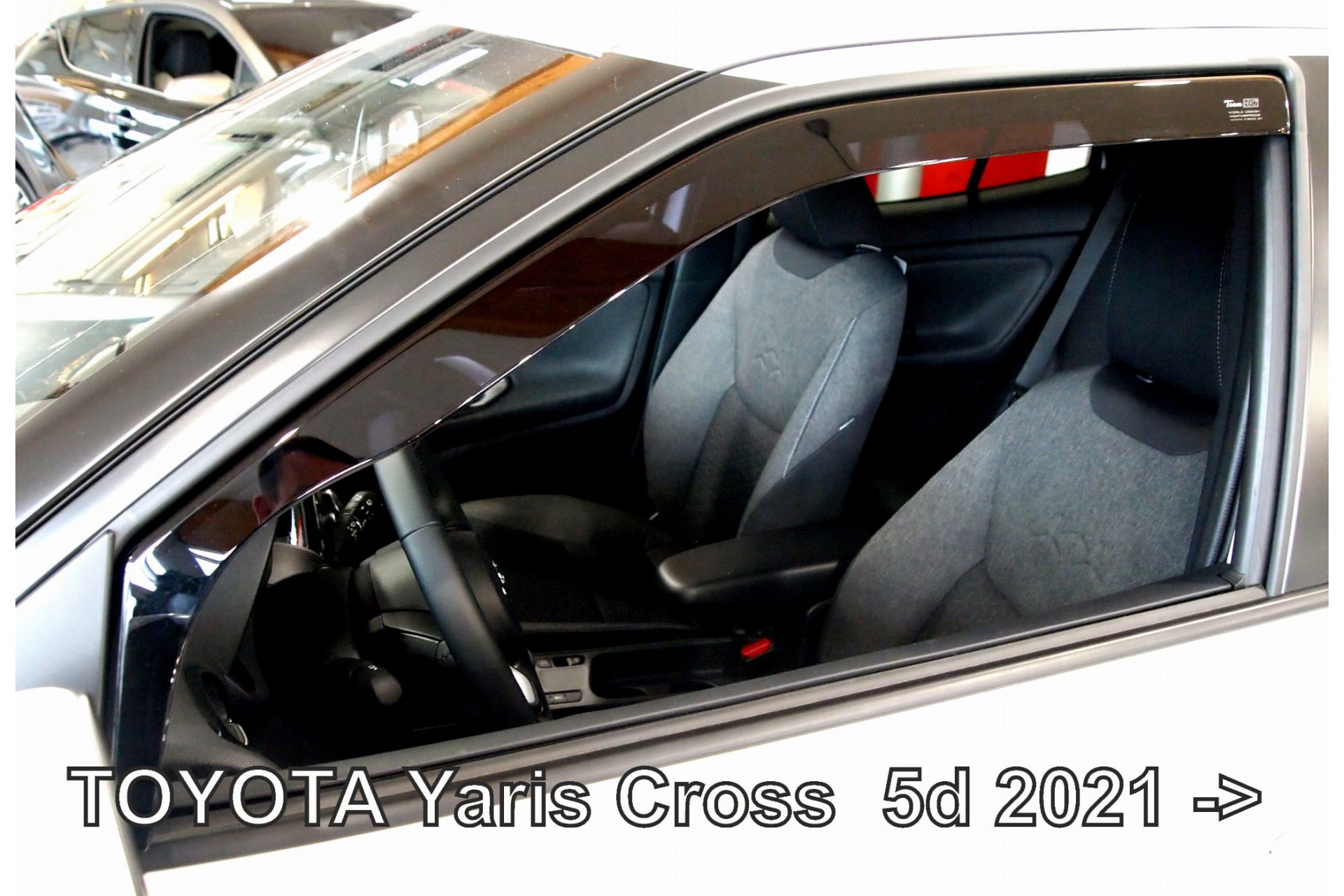 Ανεμοθραύστες HEKO Για TOYOTA YARIS CROSS 5D 2021+ (Ζευγάρι / Μπροστινοί)