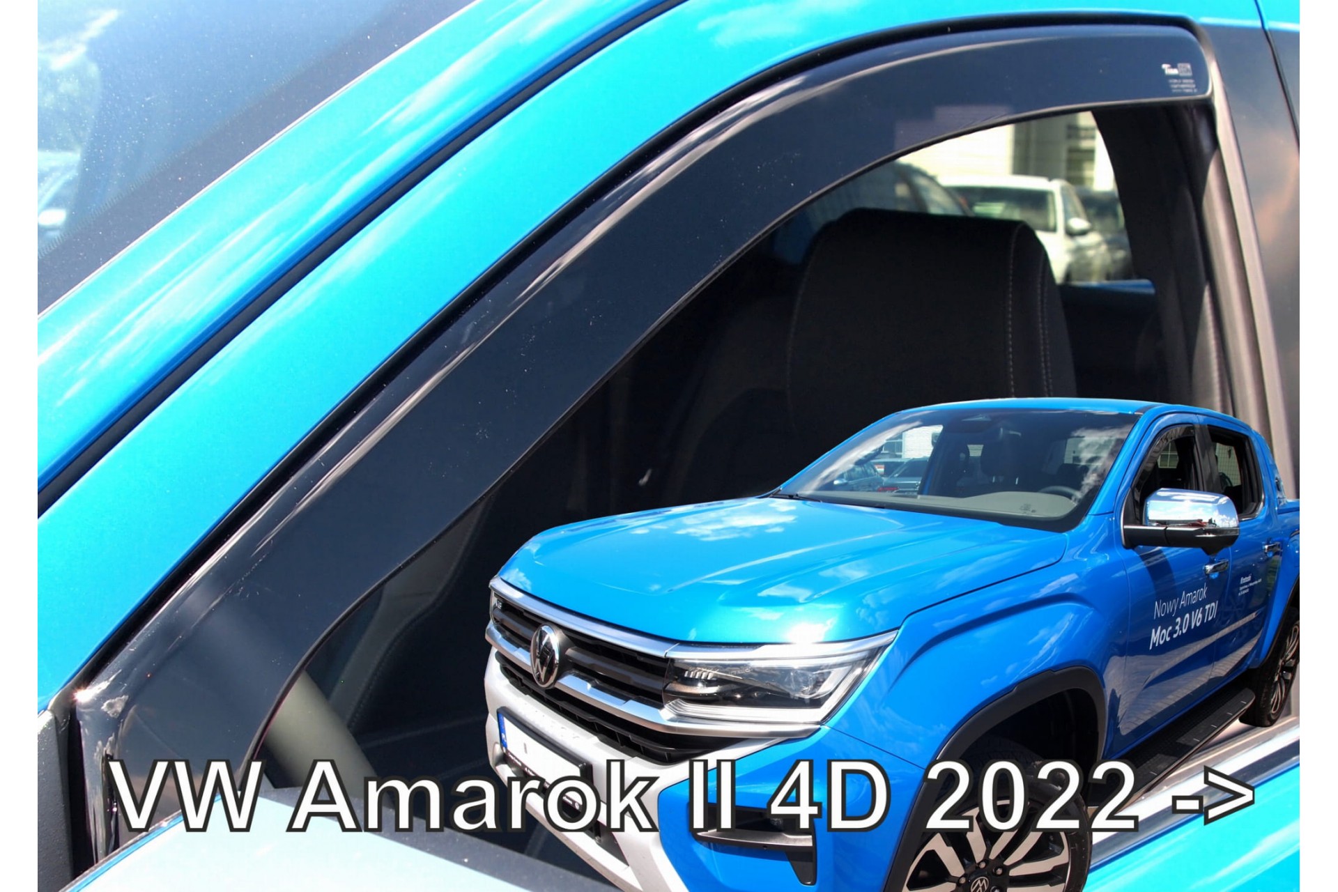 Ανεμοθραύστες HEKO Για VW AMAROK 4D 2022+ (Ζευγάρι / Μπροστινοί)