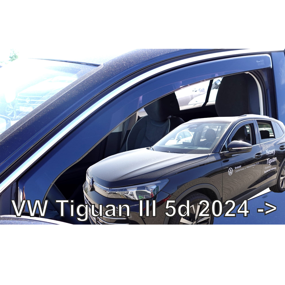 Ανεμοθραύστες HEKO Για VW TIGUAN 5D 2024+ (Ζευγάρι / Μπροστινοί)