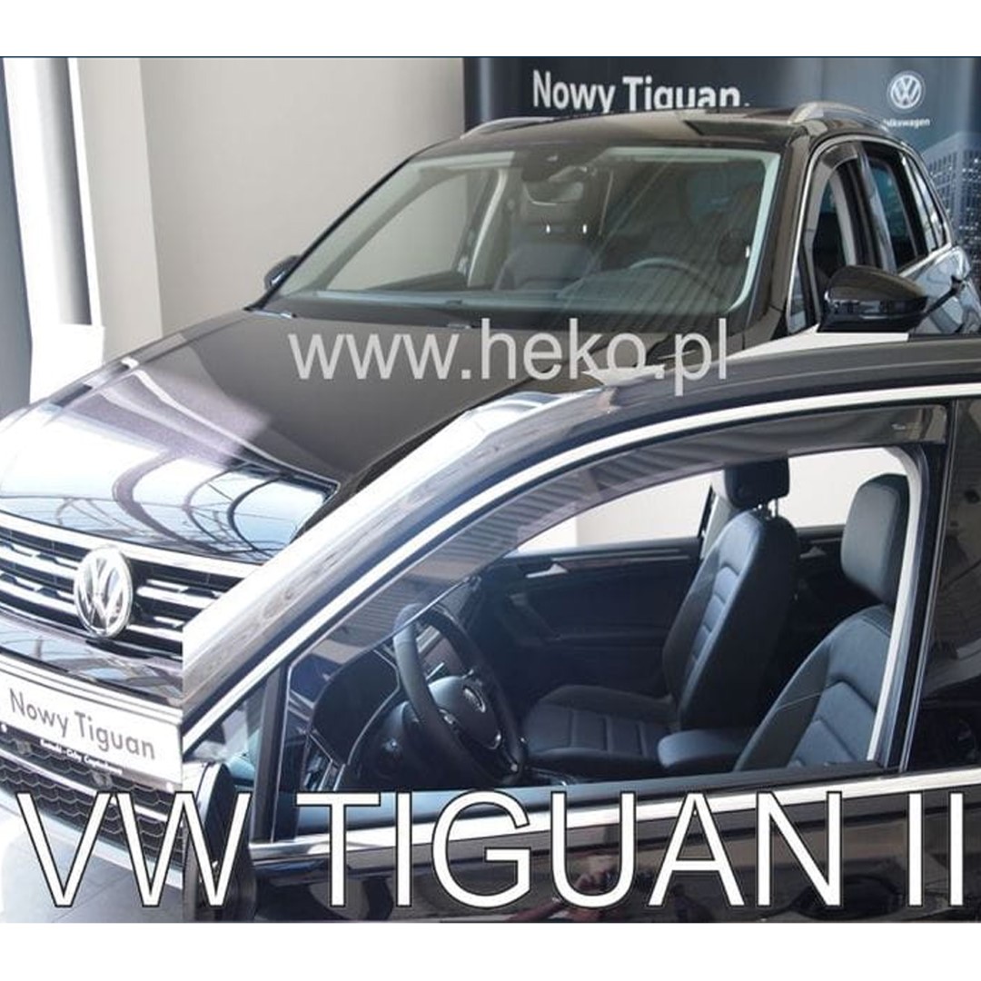 Ανεμοθραύστες HEKO Για VW TIGUAN II 5D 2015+ / TIGUAN ALLSPACE II 5D 2017+ (Ζευγάρι / Μπροστινοί)