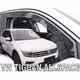 Ανεμοθραύστες HEKO Για VW TIGUAN II 5D 2015+ / TIGUAN ALLSPACE II 5D 2017+ (Ζευγάρι / Μπροστινοί)