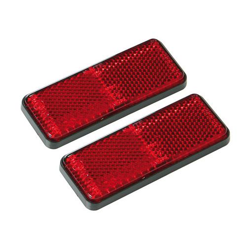 Αντανακλαστικά Παραλληλόγραμμα LAMPA Euro-Norm (Κόκκινο/90mm x 35mm)