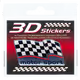 Αυτοκόλλητα 3D Opel Motorsport (Κόκκινο)