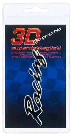 Αυτοκόλλητα 3D Racing (Μαύρο)