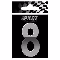 Αυτοκόλλητο Αριθμός 3D PILOT TYPE-4 "8" (70mm)