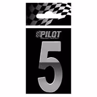 Αυτοκόλλητο Αριθμός 3D PILOT TYPE-5 "5" (56mm)
