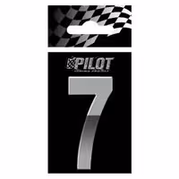 Αυτοκόλλητο Αριθμός 3D PILOT TYPE-5 "7" (56mm)