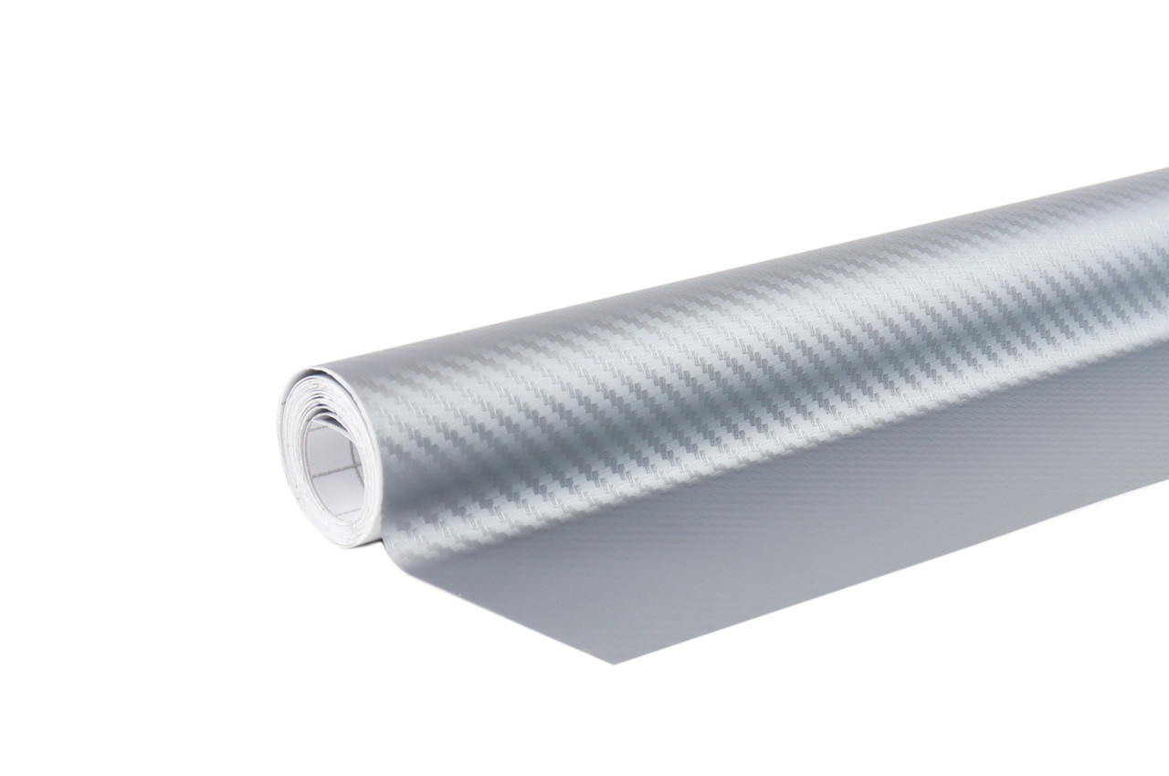 Αυτοκόλλητο Φιλμ AMiO (30x150cm/Ασημί Carbon)