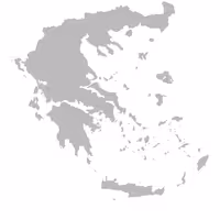 Αυτοκόλλητο GR Χάρτης Ελλάδος (Ασημί)