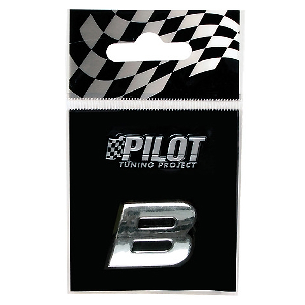 Αυτοκόλλητο Γράμμα 3D PILOT TYPE-1 "B" (18mm)