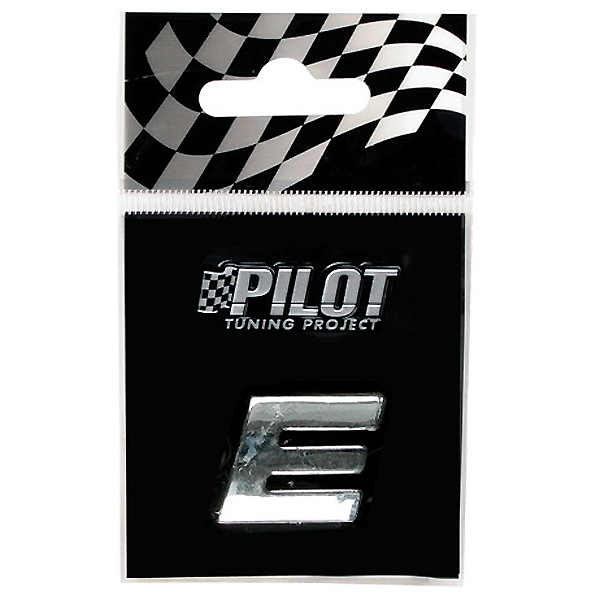Αυτοκόλλητο Γράμμα 3D PILOT TYPE-1 "E" (18mm)
