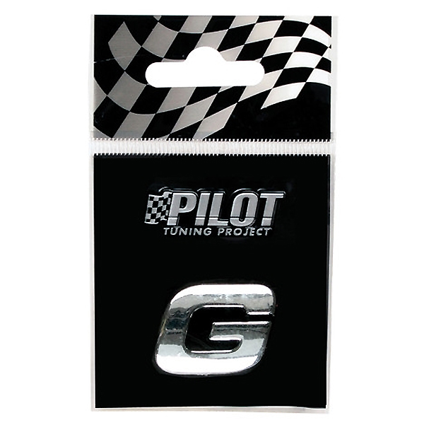 Αυτοκόλλητο Γράμμα 3D PILOT TYPE-1 "G" (18mm)