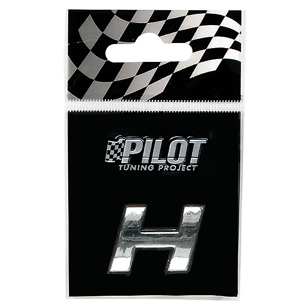 Αυτοκόλλητο Γράμμα 3D PILOT TYPE-1 "H" (18mm)