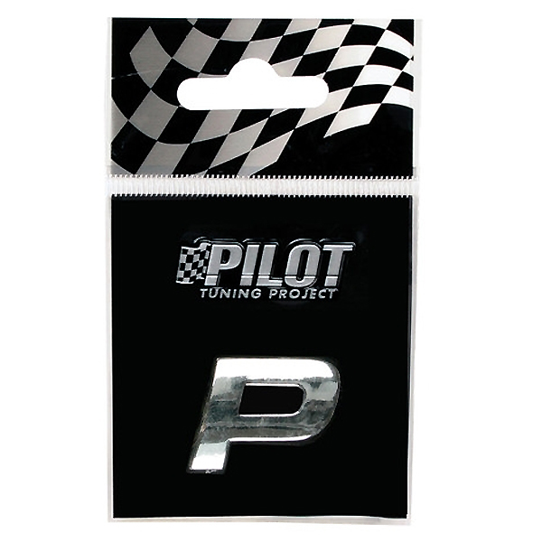 Αυτοκόλλητο Γράμμα 3D PILOT TYPE-1 "P" (18mm)