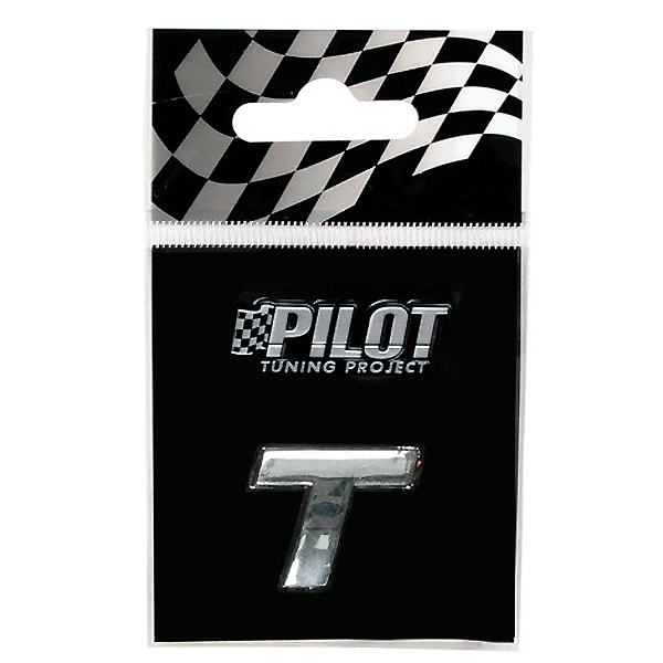 Αυτοκόλλητο Γράμμα 3D PILOT TYPE-1 "T" (18mm)