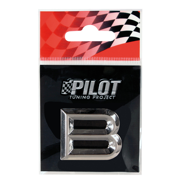 Αυτοκόλλητο Γράμμα 3D PILOT TYPE-2 "B" (26mm)
