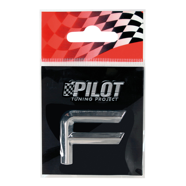 Αυτοκόλλητο Γράμμα 3D PILOT TYPE-2 "F" (26mm)