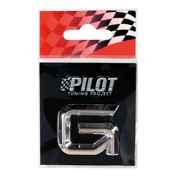 Αυτοκόλλητο Γράμμα 3D PILOT TYPE-2 "G" (26mm)