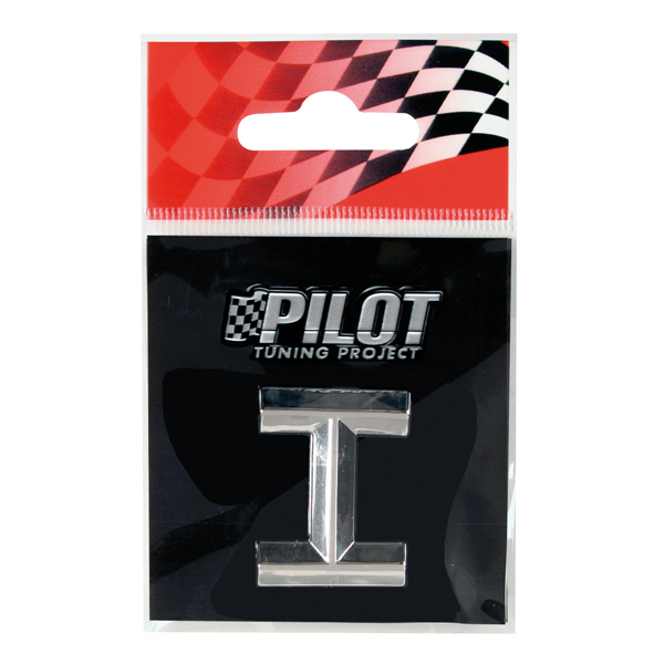Αυτοκόλλητο Γράμμα 3D PILOT TYPE-2 "I" (26mm)