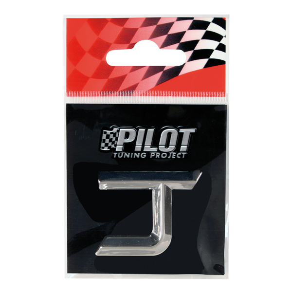 Αυτοκόλλητο Γράμμα 3D PILOT TYPE-2 "J" (26mm)
