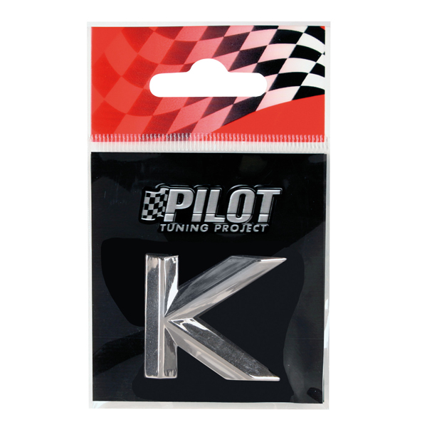 Αυτοκόλλητο Γράμμα 3D PILOT TYPE-2 "K" (26mm)