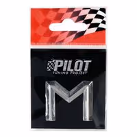 Αυτοκόλλητο Γράμμα 3D PILOT TYPE-2 "M" (26mm)