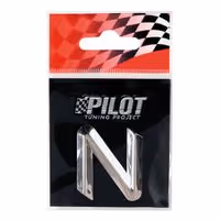 Αυτοκόλλητο Γράμμα 3D PILOT TYPE-2 "N" (26mm)