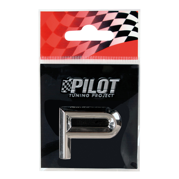 Αυτοκόλλητο Γράμμα 3D PILOT TYPE-2 "P" (26mm)