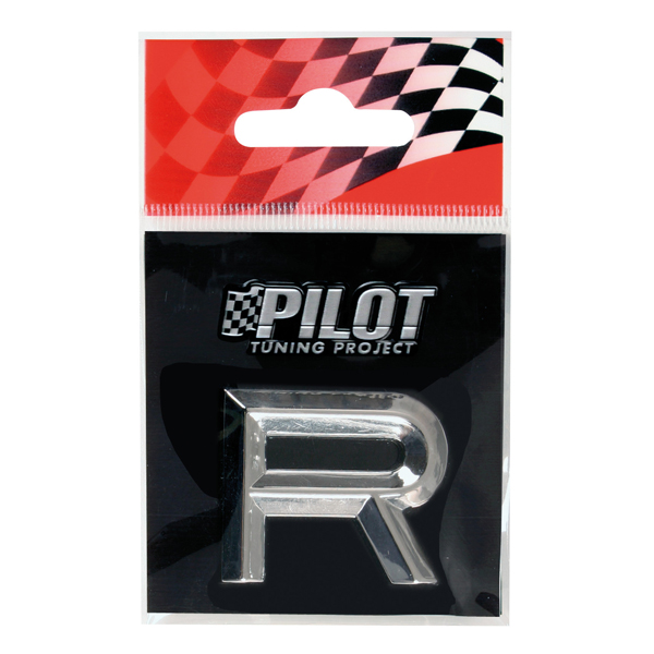 Αυτοκόλλητο Γράμμα 3D PILOT TYPE-2 "R" (26mm)