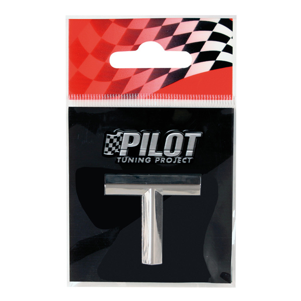 Αυτοκόλλητο Γράμμα 3D PILOT TYPE-2 "T" (26mm)