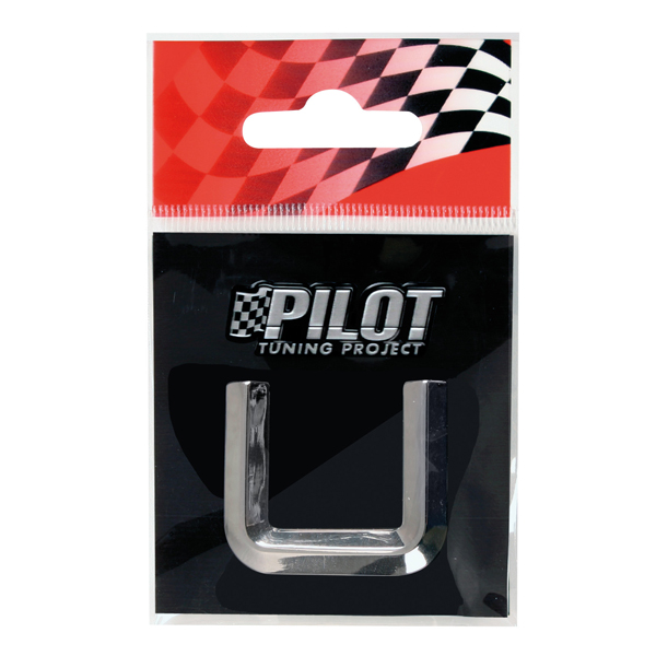 Αυτοκόλλητο Γράμμα 3D PILOT TYPE-2 "U" (26mm)