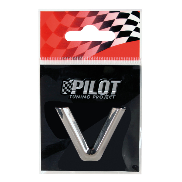 Αυτοκόλλητο Γράμμα 3D PILOT TYPE-2 "V" (26mm)