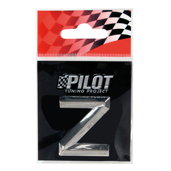 Αυτοκόλλητο Γράμμα 3D PILOT TYPE-2 "Z" (26mm)